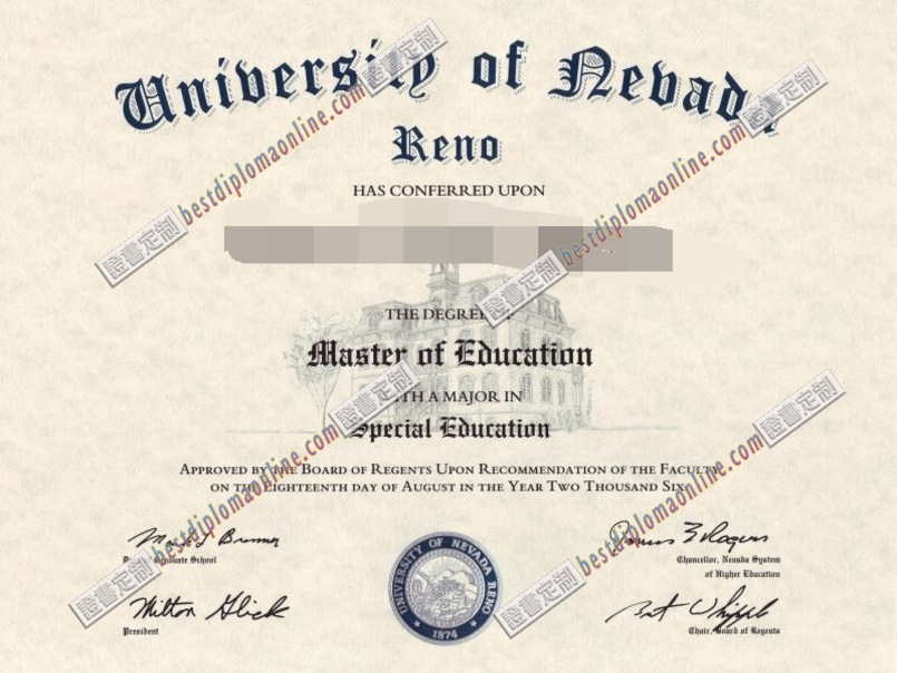 内华达大学里诺校区毕业证在线订购指南